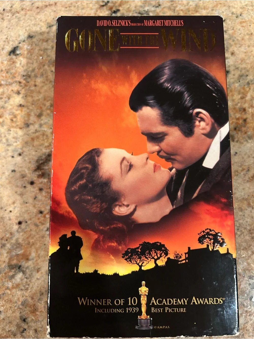 Gone With The Wind” VHS 2 Films Part 1&2 remastered from the 1939 epic romance